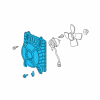 OEM Acura RL Shroud Diagram - 19015-P5A-003