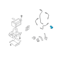 OEM 2002 Kia Sedona Map Sensor Assembly Diagram - 3930038200