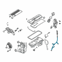 OEM 2004 BMW 530i Guide Tube Diagram - 11-43-7-519-709