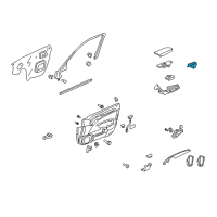 OEM 2007 Acura TL Switch Assembly, Power Seat Memory Diagram - 35961-SEP-A01