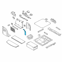 OEM 2015 BMW X4 Cover, D-Column Bottom Left Diagram - 51-47-7-337-579