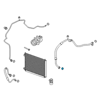OEM 2014 Nissan Rogue Select O Ring Diagram - 92474-N823A