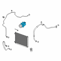 OEM Nissan Versa Compressor-Air Conditioner Diagram - 92600-5RL1A