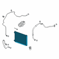 OEM 2018 Nissan Kicks Condenser & Liquid Tank Assy Diagram - 92100-5RB0A