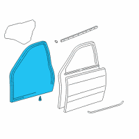 OEM 1998 Toyota Land Cruiser Door Weatherstrip Diagram - 67862-60101