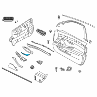 OEM 2015 BMW ActiveHybrid 5 Front Left Door Handle Diagram - 51-21-7-225-689