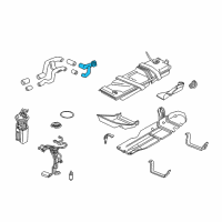 OEM Oldsmobile Bravada Pipe Asm-Fuel Tank Filler Diagram - 15725300