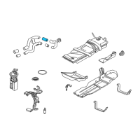 OEM 1995 GMC Jimmy Hose, Fuel Tank Filler Diagram - 15023466