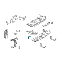 OEM 1996 Chevrolet Blazer Strap, Fuel Tank Diagram - 15980163