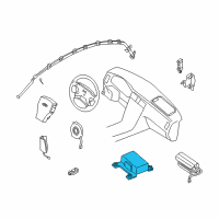 OEM 2005 Infiniti G35 Sensor-Side AIRBAG Center Diagram - K8820-AC70A