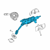 OEM Jeep Column-Steering Diagram - 68367407AB