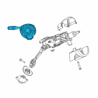 OEM 2020 Jeep Cherokee Steering Column Module Diagram - 68455814AA