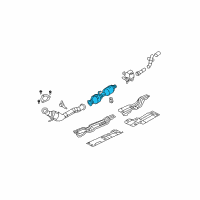 OEM Dodge Ram 2500 Converter-Diesel Particulate Diagram - 68035060AC