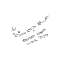 OEM 2012 Ram 3500 Bracket-Exhaust Diagram - 52121889AB