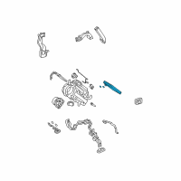 OEM 2010 Toyota Highlander Evaporator Core Diagram - 88501-28380