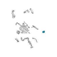 OEM 2010 Toyota Highlander Ambient Temperature Sensor Diagram - 88625-34040-B2