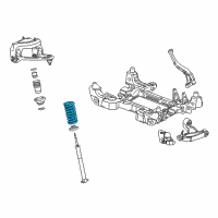 OEM 2007 Cadillac CTS Front Springs Diagram - 25739210