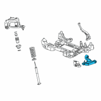 OEM 2006 Cadillac CTS Lower Control Arm Diagram - 25758282