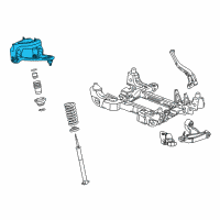 OEM 2003 Cadillac CTS Bracket, Front Upper Control Arm Diagram - 25752929