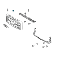 OEM Lincoln MKZ Under Cover Screw Diagram - -W714994-S900