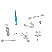 OEM 2001 Toyota Tacoma Shock Diagram - 48511-80083