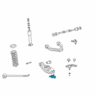 OEM 2002 Toyota Tacoma Lower Control Arm Arm Diagram - 48627-35030