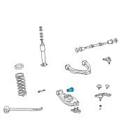 OEM 1996 Toyota Tacoma Bushings Diagram - 48654-35080