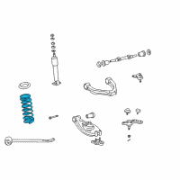 OEM 2002 Toyota Tacoma Coil Spring Diagram - 48131-04210