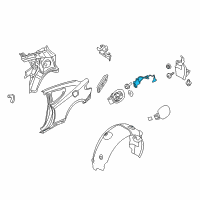 OEM Opener Assembly-Fuel Filler Door Diagram - 81590-2M000