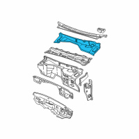 OEM 1995 GMC C1500 Suburban Panel-Plenum Lower Diagram - 15978125