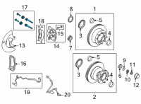 OEM 2021 Ford E-350 Super Duty Mount Kit Diagram - 8C2Z-2C150-C
