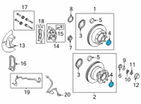 OEM 2005 Ford E-250 Wheel Bearing Race Diagram - C8TZ-1217-A