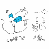 OEM 2014 Ford C-Max Vapor Canister Diagram - FV6Z-9D653-H