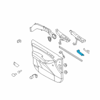 OEM Hyundai Veracruz Lamp Assembly-Front Door, RH Diagram - 92640-3J000