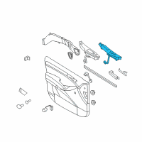 OEM 2011 Hyundai Veracruz Power Window Sub-Switch Assembly Diagram - 93575-3J211-OR