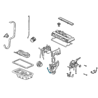 OEM 1994 Honda Civic del Sol Rubber, Seal (Lower) Diagram - 11831-PR3-000