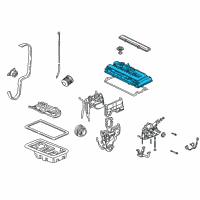 OEM Acura Integra Cover, Cylinder Head Diagram - 12310-P75-A01