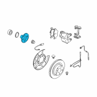 OEM 2007 BMW 328i Drive Flange Hub Diagram - 33-41-6-760-056