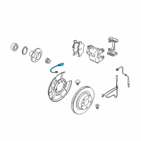 OEM 2011 BMW M3 Brake Hose Rear Diagram - 34-32-2-283-034