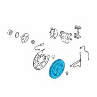 OEM BMW 325i Brake Disc, Ventilated Diagram - 34-21-6-855-007