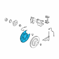 OEM 2012 BMW M3 Protection Plate Right Diagram - 34-21-2-283-254