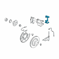 OEM 2006 BMW 330xi Calliper Carrier Diagram - 34-21-6-769-104