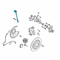 OEM Hyundai Tucson Hose-Rear Wheel LH Diagram - 58737-D3700