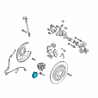 OEM Hyundai Rear Bearing Sensor Diagram - 58980-C1100