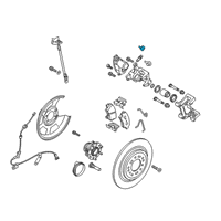 OEM 2020 Hyundai Accent Cap-Bleeder Screw Diagram - 58172-4A000