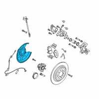 OEM 2019 Hyundai Tucson Cover-Dust RR, RH Diagram - 58244-D3700