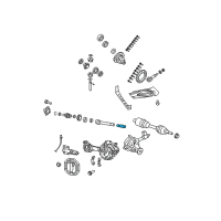 OEM Dodge Dakota Axle Intermediate Shaft Diagram - 52069887AE