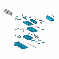 OEM Lexus Hv Supply Battery Assembly Diagram - G9510-50041