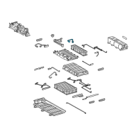 OEM 2013 Lexus LS600h Cable, Hv Battery Main Diagram - G92U1-50020