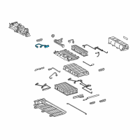 OEM 2014 Lexus LS600h Wire, Hv Battery Voltage Diagram - G92W2-50010